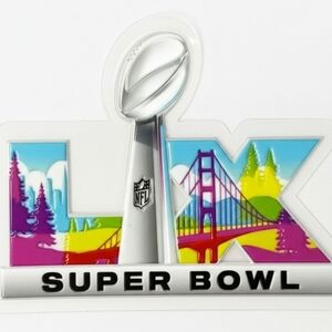 Super Bowl LX Plastic SEW On Patch